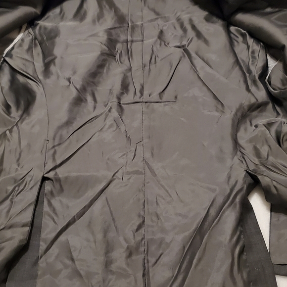 Calvin Klein Charcoal Blazer Suit Coat - Picture 3 of 11